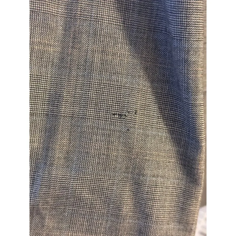 Vtg Givenchy Gentleman Chequers 100% Wool Glen Plaid Sport Coat Blazer Mens L-XL